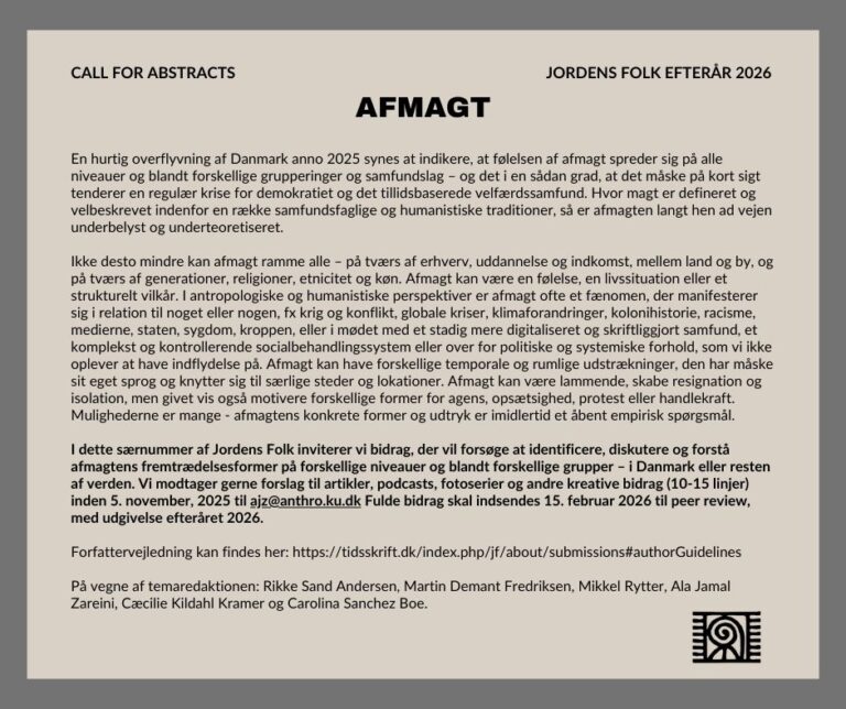 CALL FOR ABSTRACTS: AFMAGT