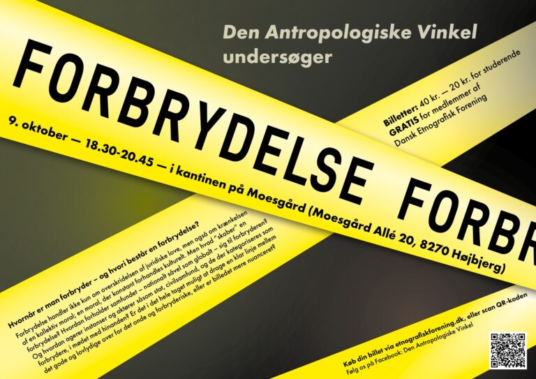 Den Antropologiske Vinkel præsenterer: FORBRYDELSE